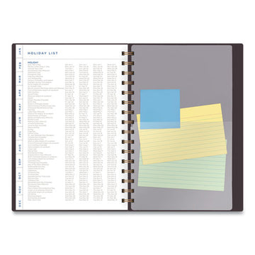 AT-A-GLANCE® Signature Lite Weekly-monthly Planner, 8.5 X 5.75, Maroon Cover, 12-month (jan To Dec): 2022 freeshipping - TVN Wholesale